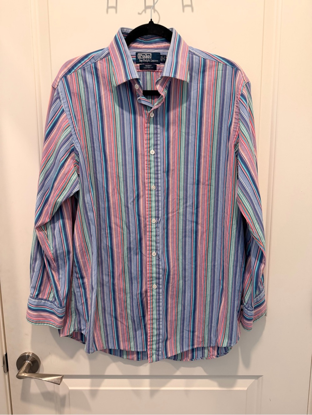 Polo by Ralph Lauren Regent
Custom Fit Multicolor
Striped Long Sleeve 17
